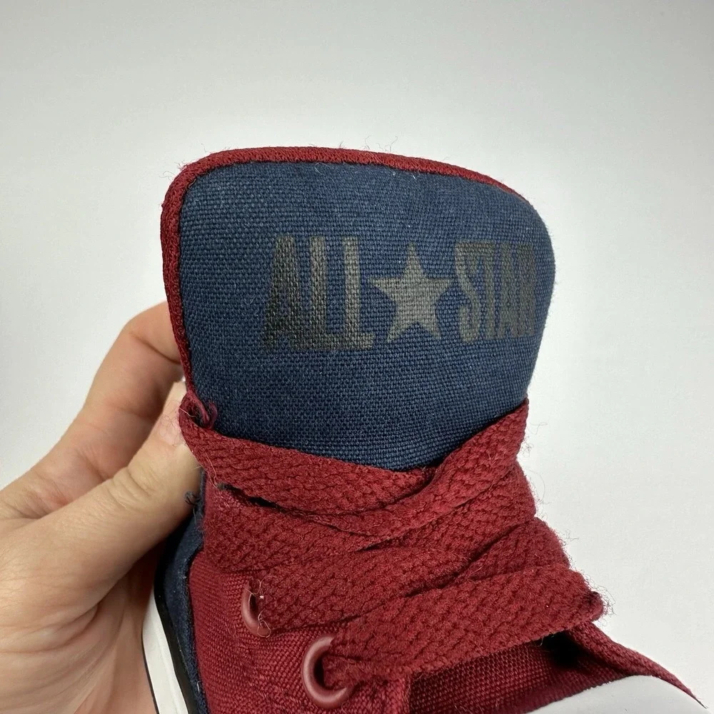 Converse Chuck Taylor All Star High Top Toddler Infant Shoes Sz 6 Burgundy Blue